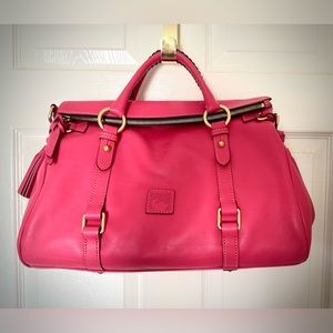 Dooney and Bourke Florentine Large Satchel Fuchsia